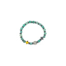 Colored hematite bracelet