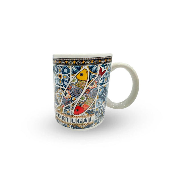 Caneca com sardinhas