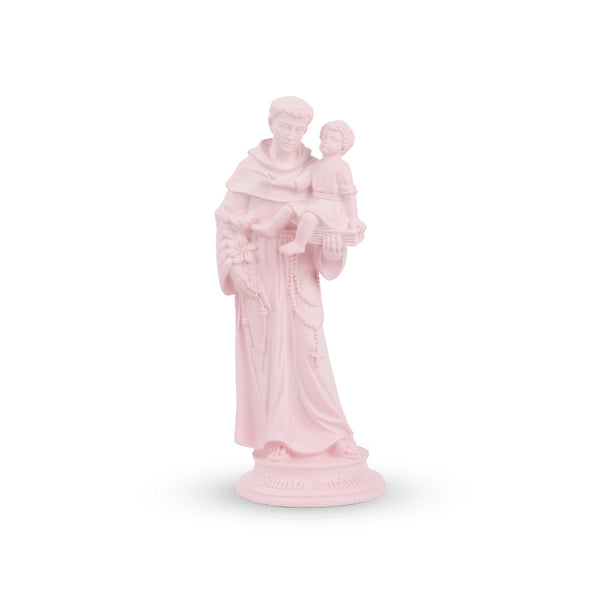 Saint Anthony pink statue