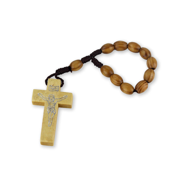 Wooden decade rosary