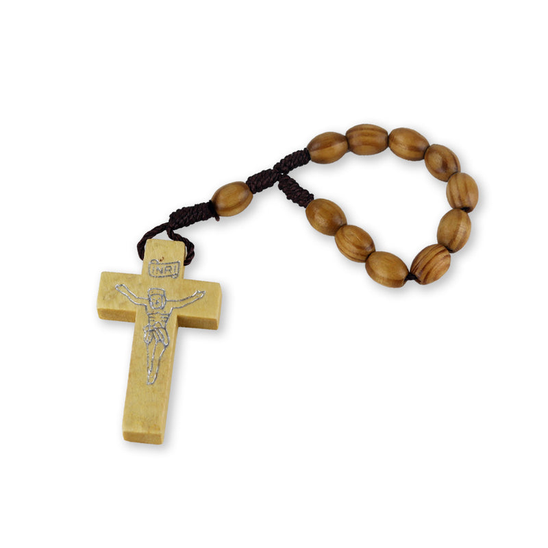 Wooden decade rosary