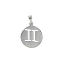 Gemini stainless steel medal