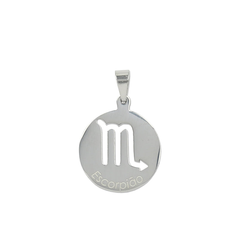 Scorpion stainless steel medal