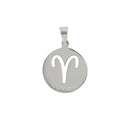 Aries stainless steel medal