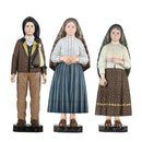 Three little shepherds from Fátima - Wood