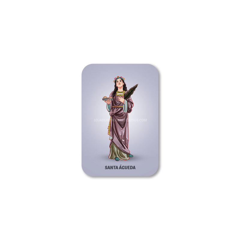 Saint Agatha Magnet
