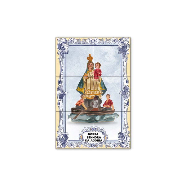 Our Lady of Agony tile panel 30 cm x 45 cm