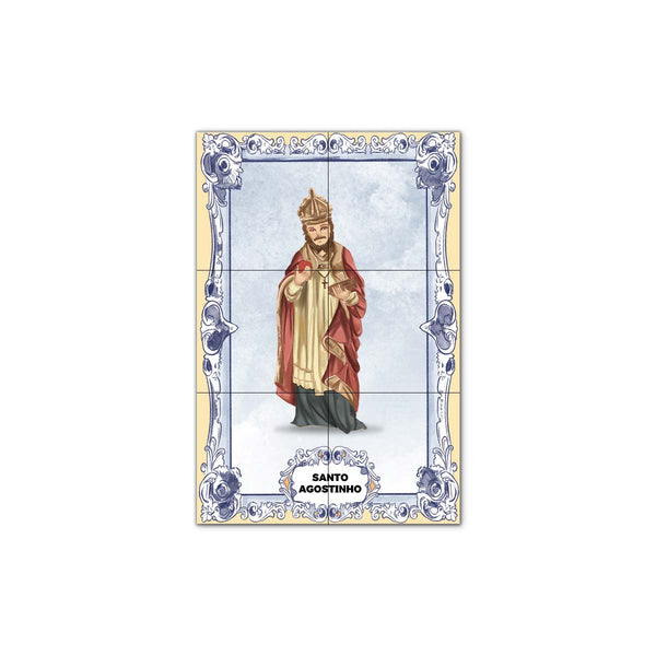 Saint Augustine Tile Panel 30 cm x 45 cm