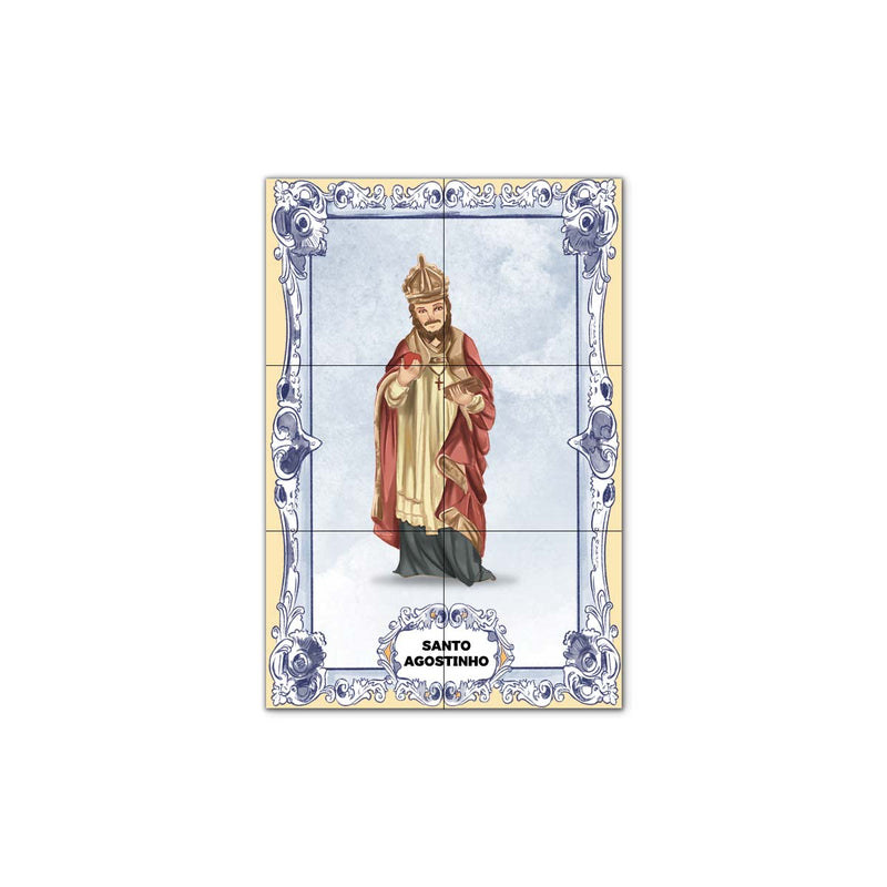Saint Augustine Tile Panel 30 cm x 45 cm