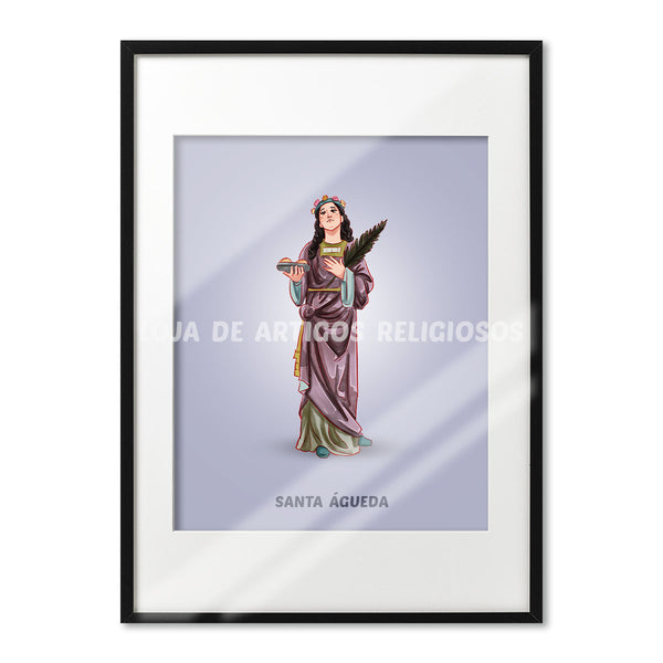 Saint Agatha Poster