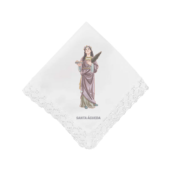 Santa Agatha handkerchief