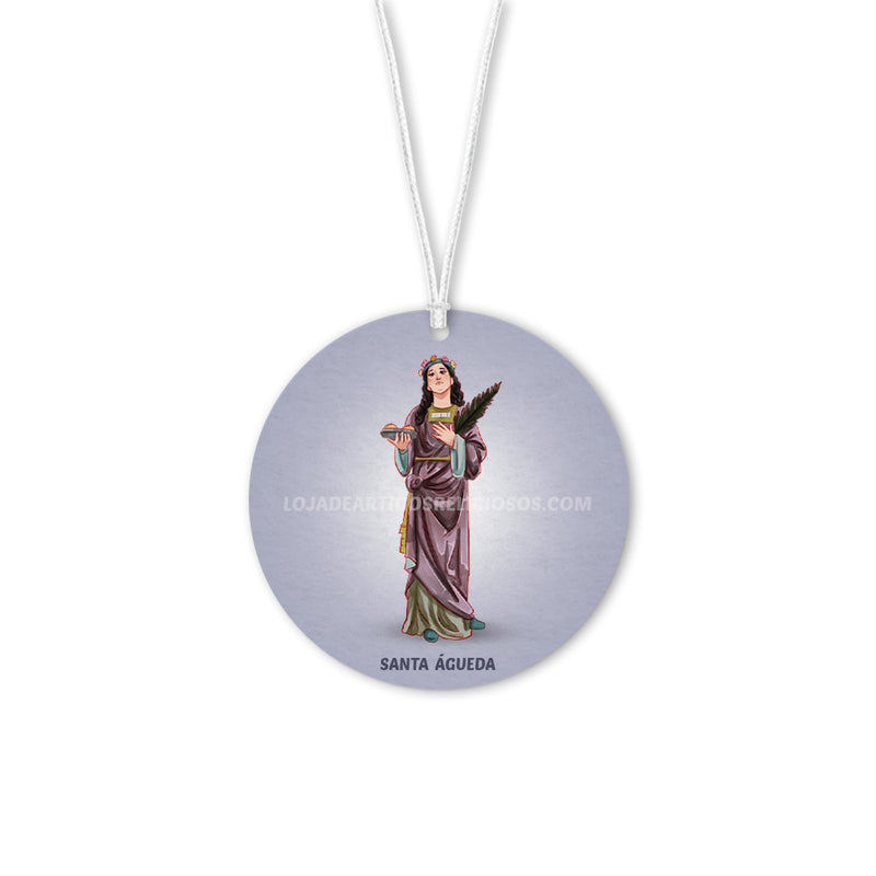 Saint Agatha Car Air Freshener
