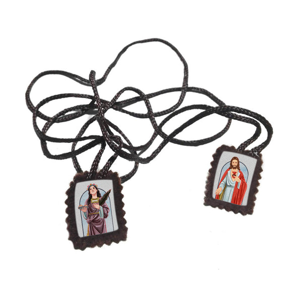 Saint Agatha Fabric Scapular