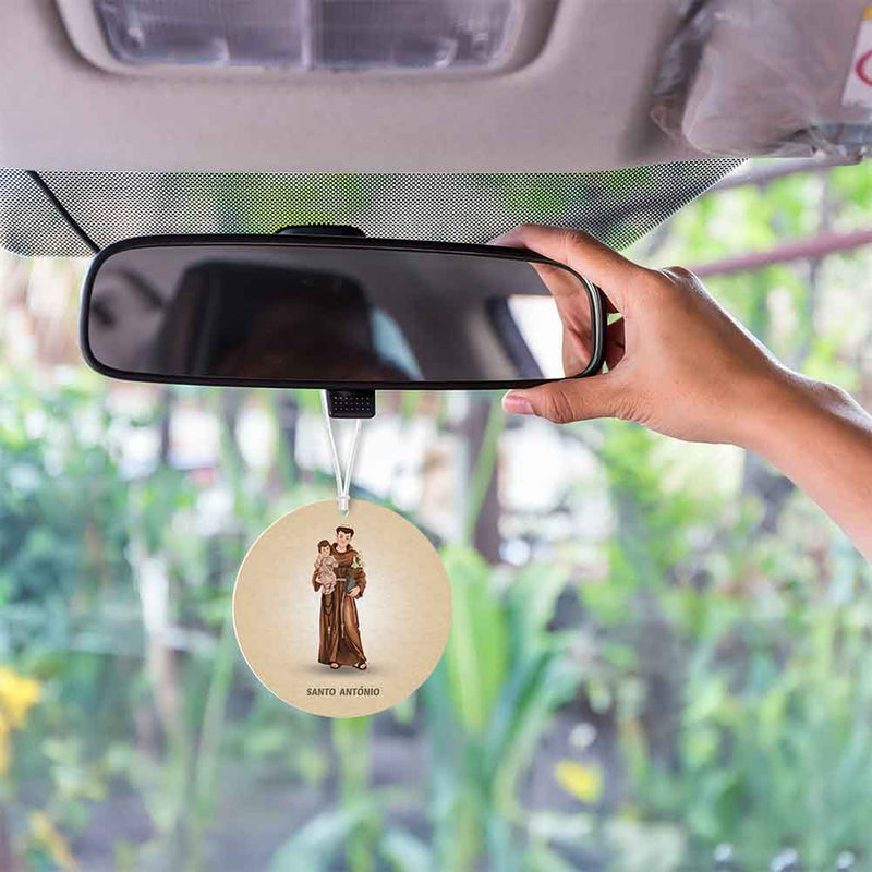 Saint Anthony car air freshener