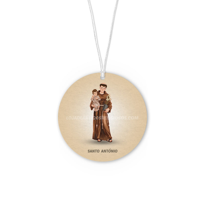 Saint Anthony car air freshener