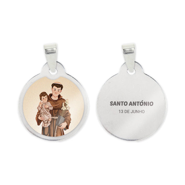 Saint Anthony Steel Medal