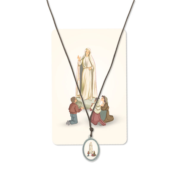 Apparition of Fátima Necklace