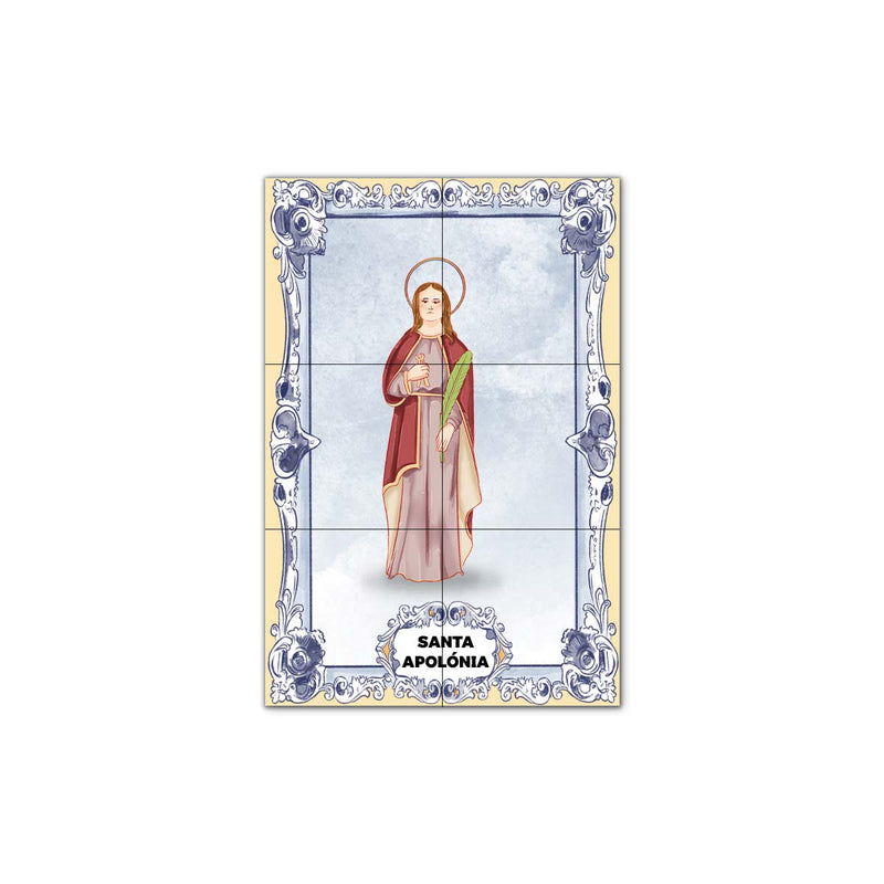 Saint Apollonia Tile Panel 30 cm x 45 cm