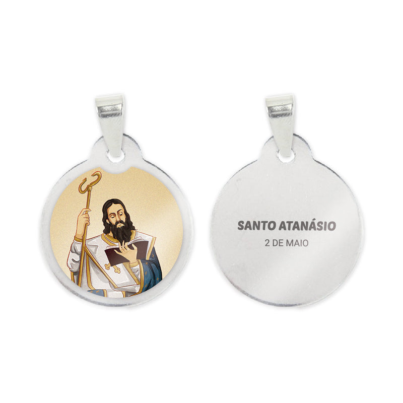 Saint Athanasius Steel Medal
