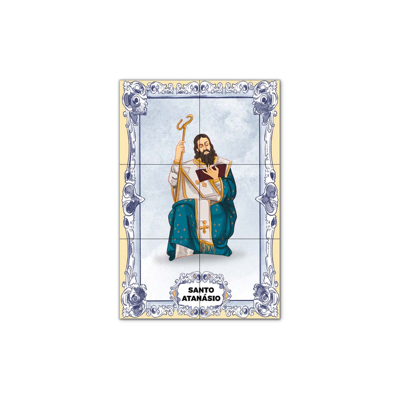 Saint Athanasius Tile Panel 30 cm x 45 cm