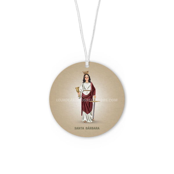 Saint Barbara Car Air Freshener