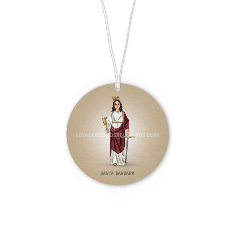 Saint Barbara Car Air Freshener