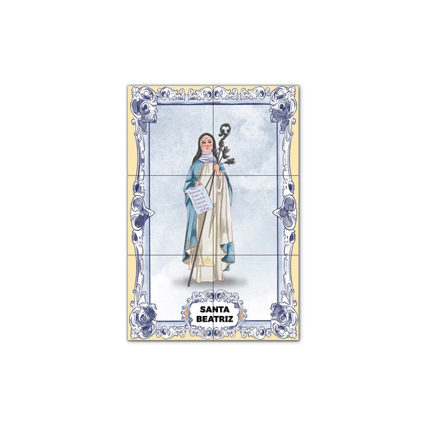 Saint Beatrice Tile Panel 30 cm x 45 cm