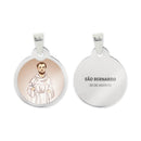 Saint Bernard Steel Medal