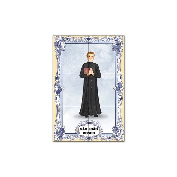 Saint John Bosco Tile Panel 30 cm x 45 cm
