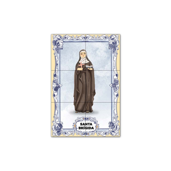 Saint Bridget Tile Panel 30 cm x 45 cm