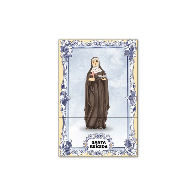 Saint Bridget Tile Panel 30 cm x 45 cm