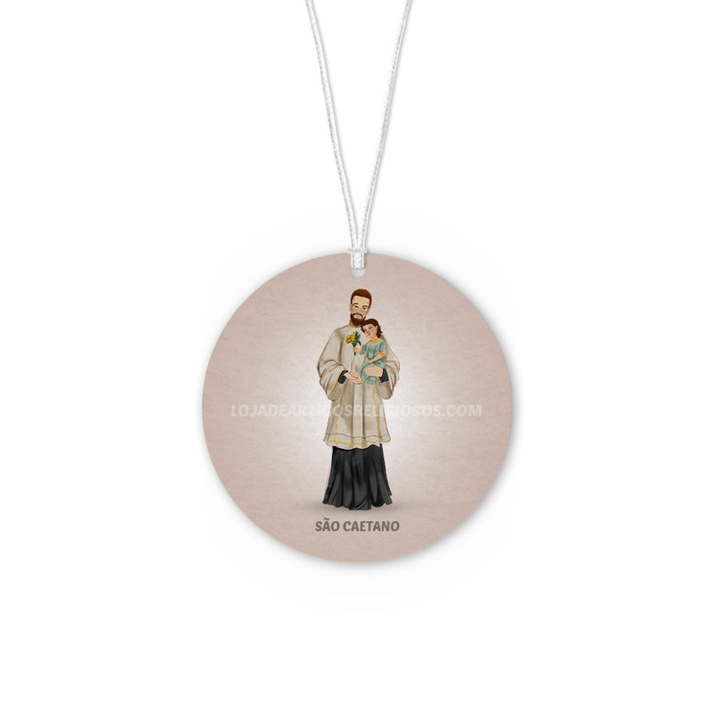 Saint Cajetan car air freshener