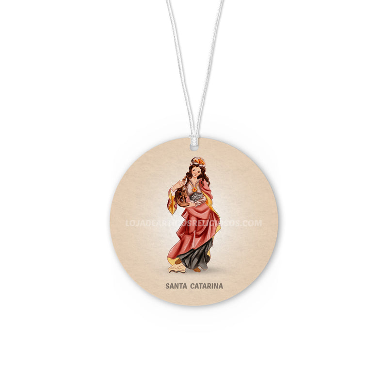 Saint Catherine car air freshener