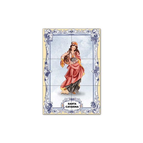 Santa Catherine Tile Panel 30 cm x 45 cm