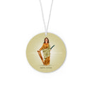 Saint Cecilia car air freshener