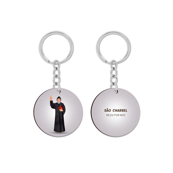 Saint Charbel Keychain