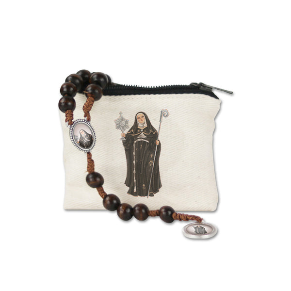 Wallet and Rosary of Saint Clare of Assisi