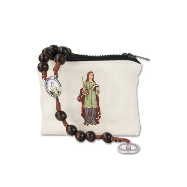 Wallet and Rosary of Saint Columba