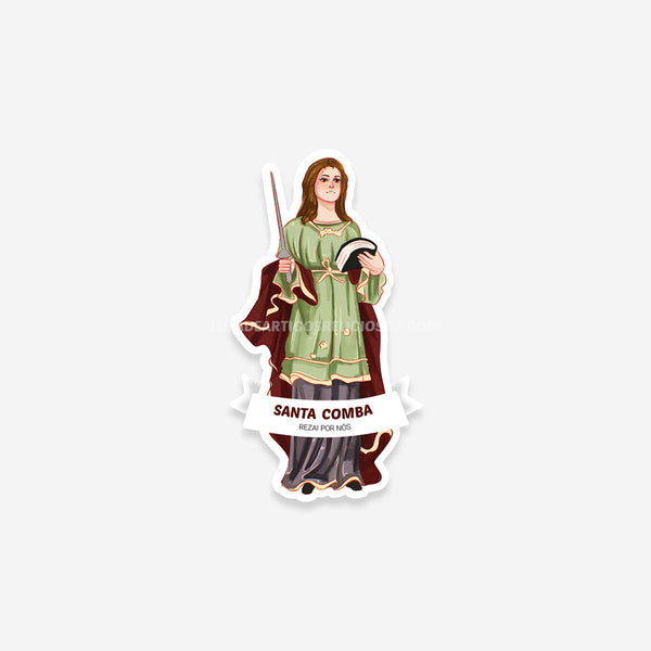 Santa Columba Sticker