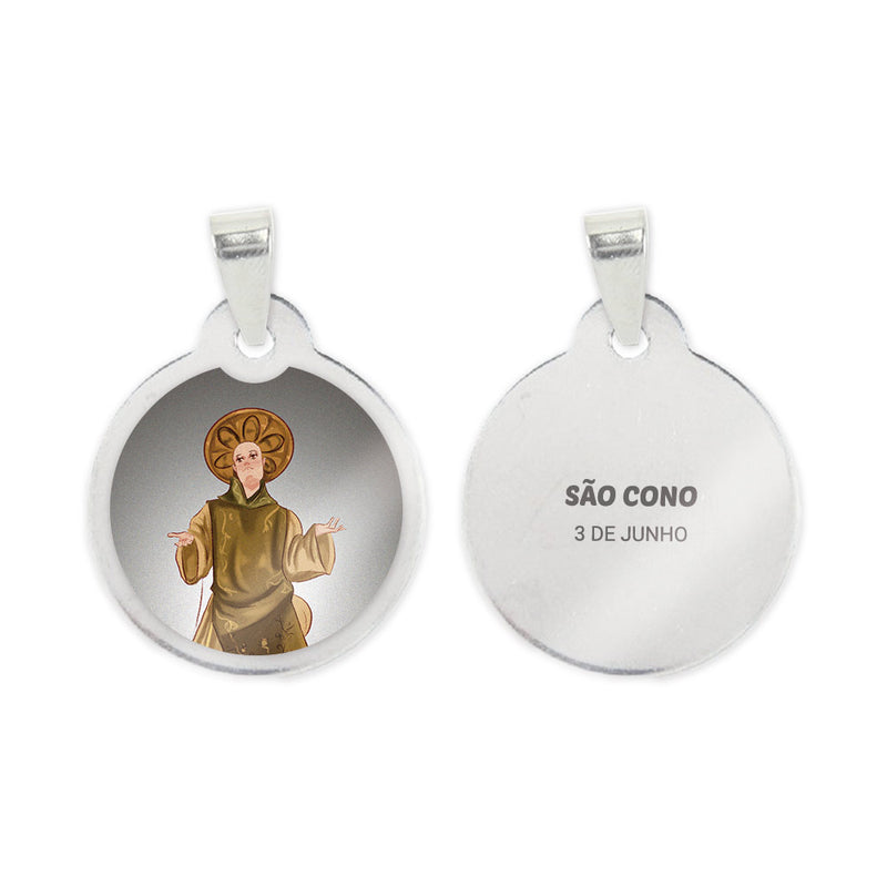 Saint Cono Steel Medal
