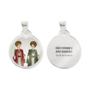 Saint Cosmas and Saint Damian Steel Medal