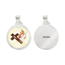 Sacrament of Confirmation Steel Medal