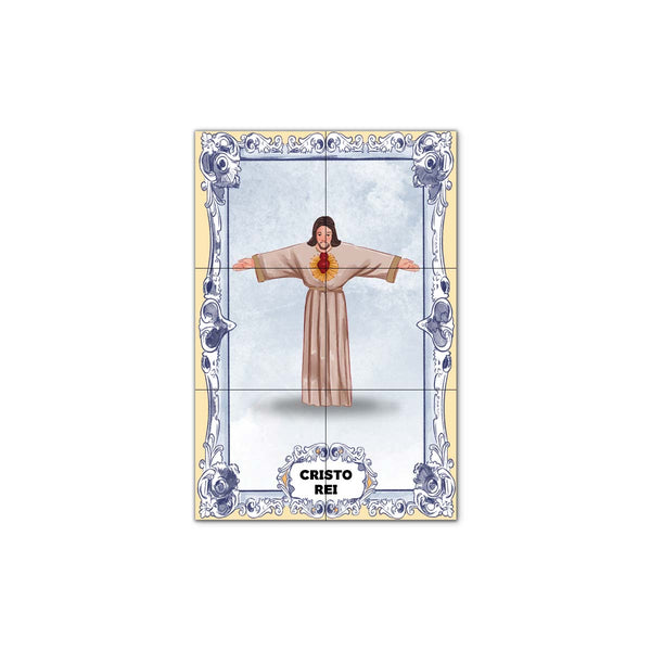 Christ the King Tile Panel 30 cm x 45 cm