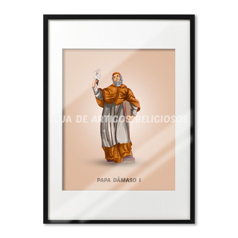 Pope Damasus I Poster