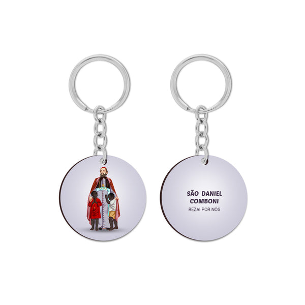 Saint Daniel Comboni Keychain