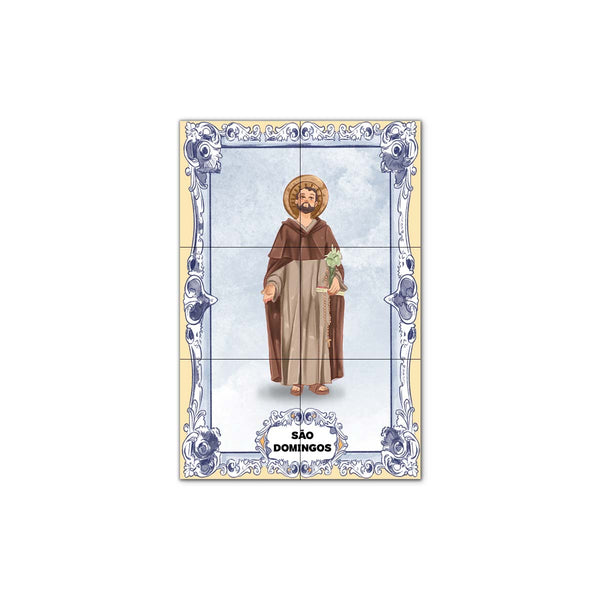 Saint Dominic Tile Panel 30 cm x 45 cm
