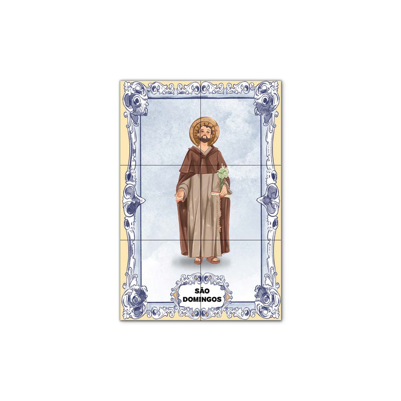 Saint Dominic Tile Panel 30 cm x 45 cm