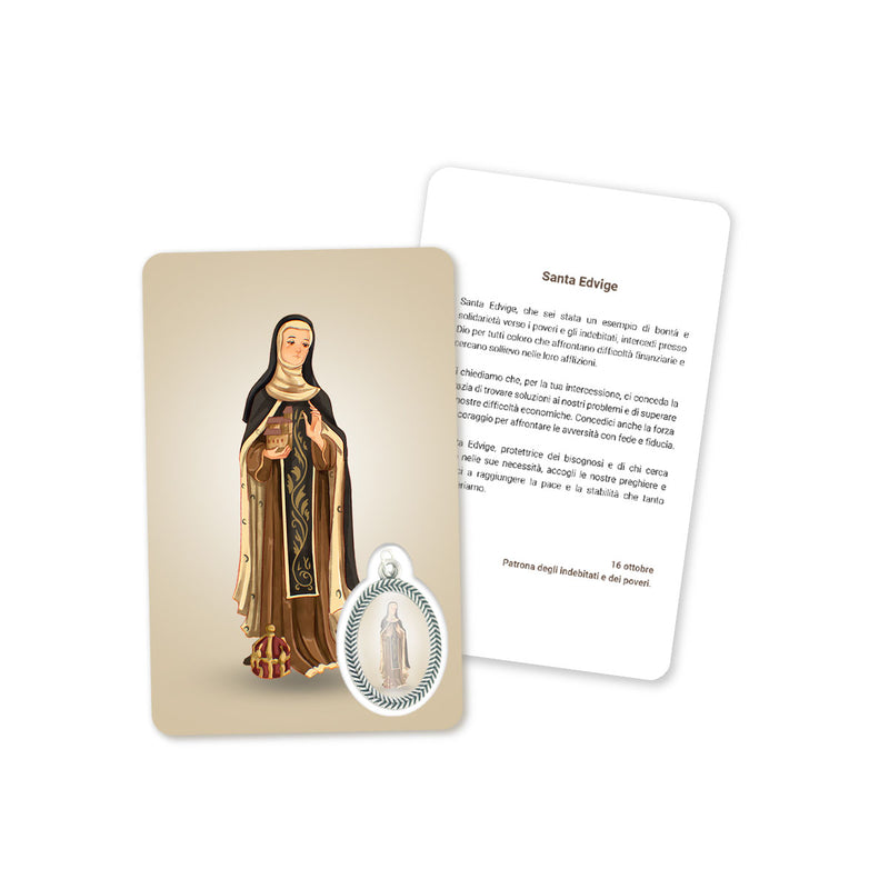 Prayer's card to Saint Hedwig