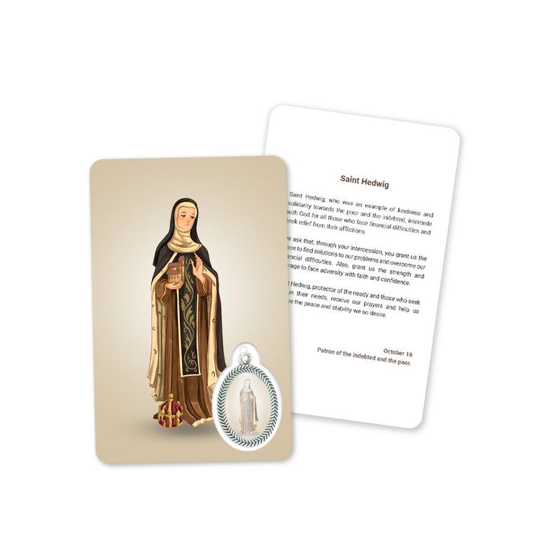 Prayer's card to Saint Hedwig