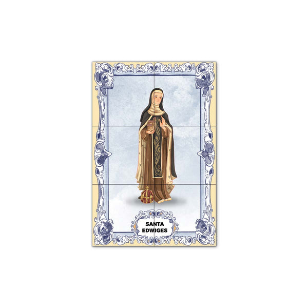 Saint Hedwig Tile Panel 30 cm x 45 cm